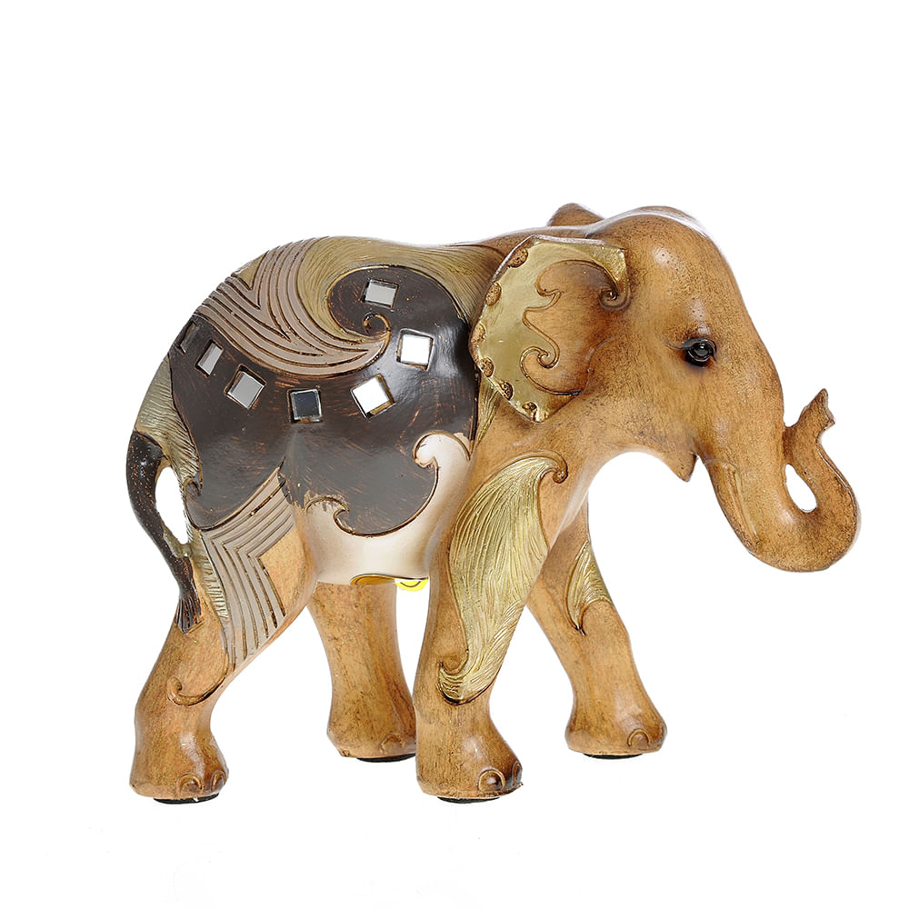 Decoratiune elefant 17 cm - 3 | YEO