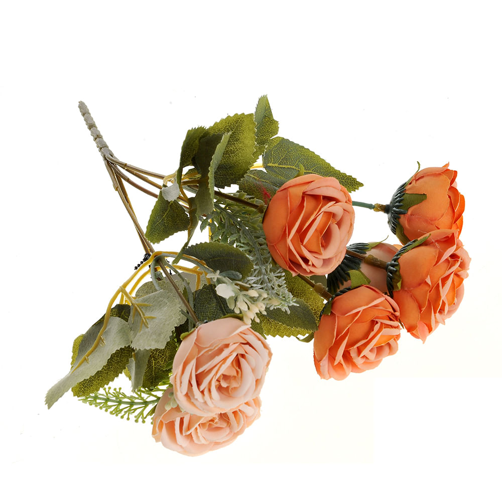 Buchet de flori portocalii 33 cm - 1 | YEO