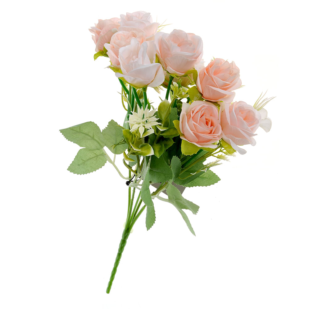 Buchet de flori roz 28 cm - 3 | YEO