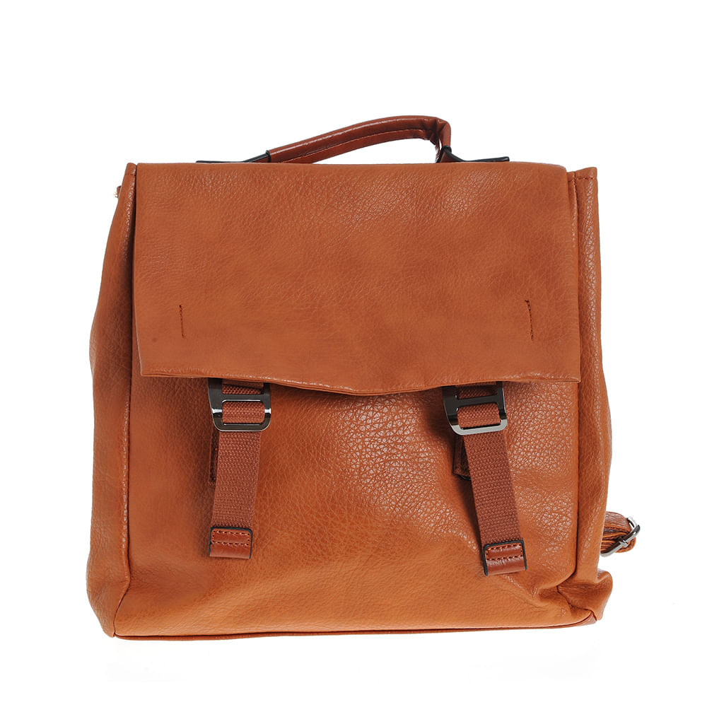 Rucsac maro tip satchel