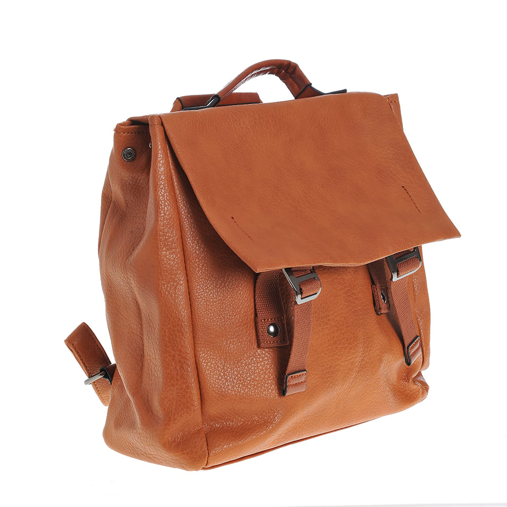 Rucsac maro tip satchel - 1 | YEO