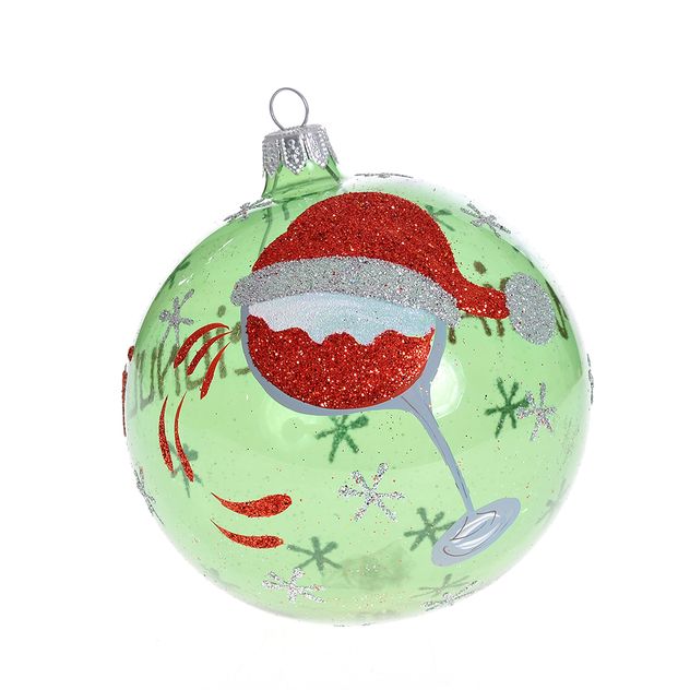 Glob pictat manual Magia Craciunului