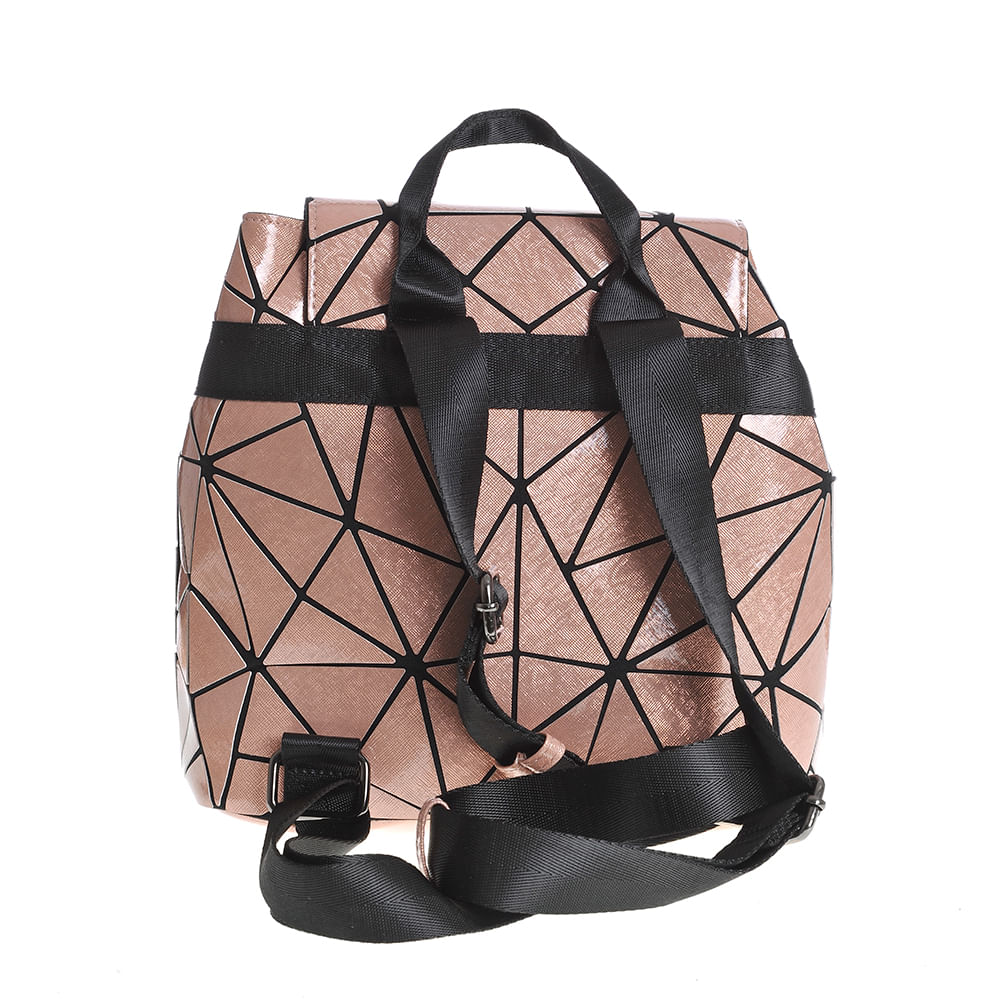 Rucsac roz holografic - 2 | YEO