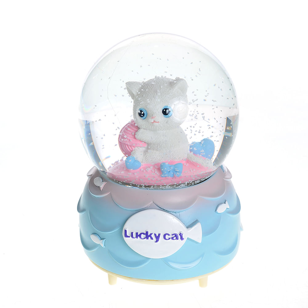 Glob muzical Lucky cat 15 cm - 1 | YEO