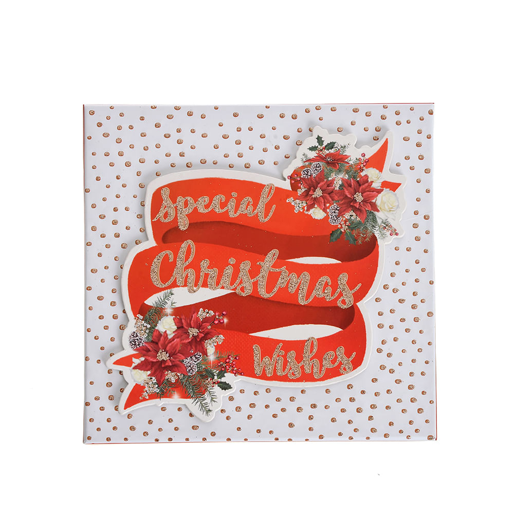 Cutie de cadou Special Christmas wishes 21 cm - 4 | YEO