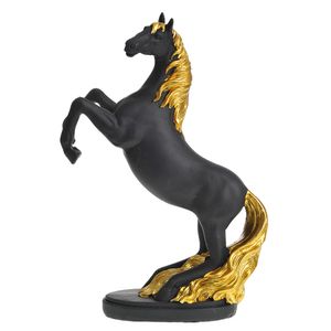 Statueta cal negru