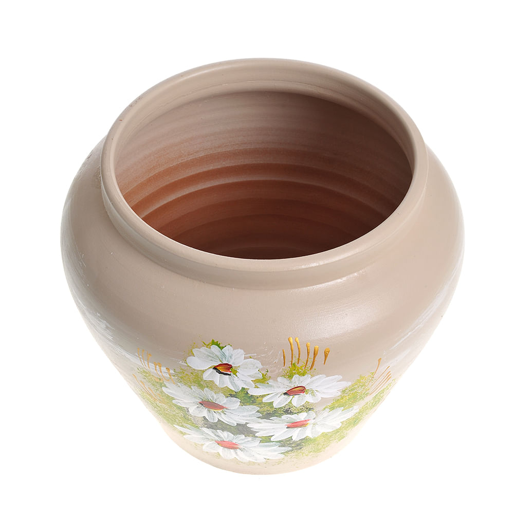 Ghiveci ceramic cu margarete 14 cm image 2