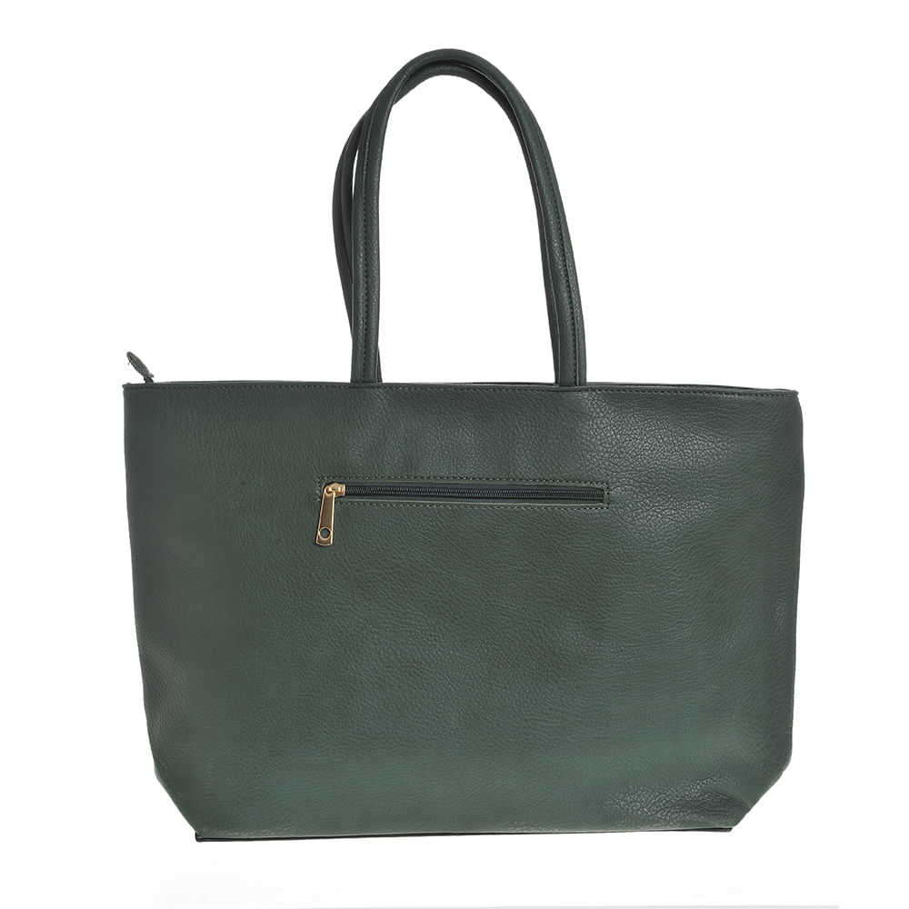 Geanta shopper verde - 2 | YEO