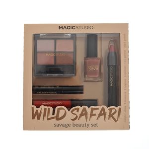Set 5 accesorii cosmetice Wild Safari