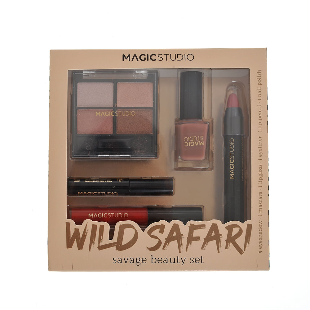 Set 5 accesorii cosmetice Wild Safari image0