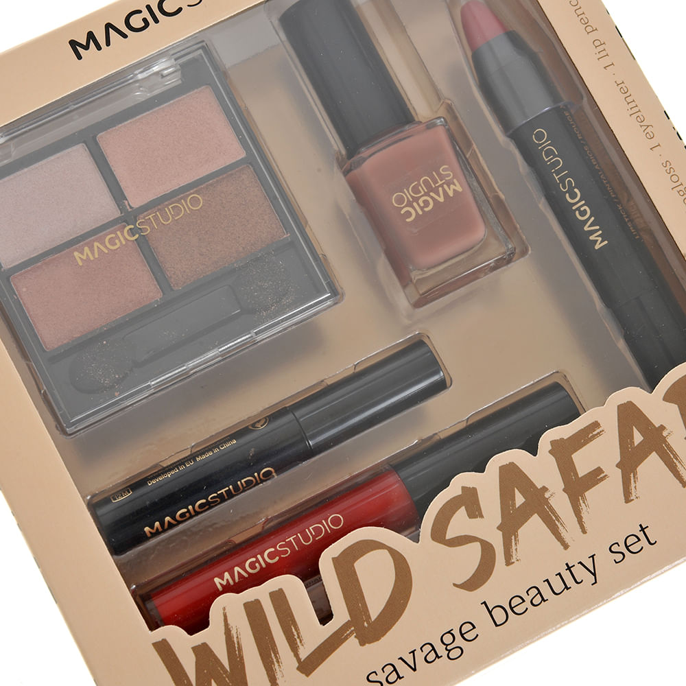 Set 5 accesorii cosmetice Wild Safari image1