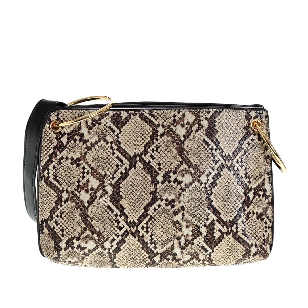 Geanta crossbody din piele ecologica cu model animal print