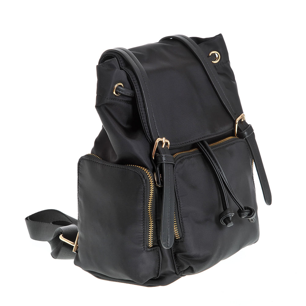 Rucsac negru cu buzunare multiple - 1 | YEO