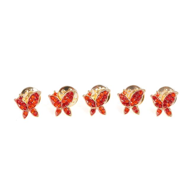 Set 5 brose  cu fluturi
