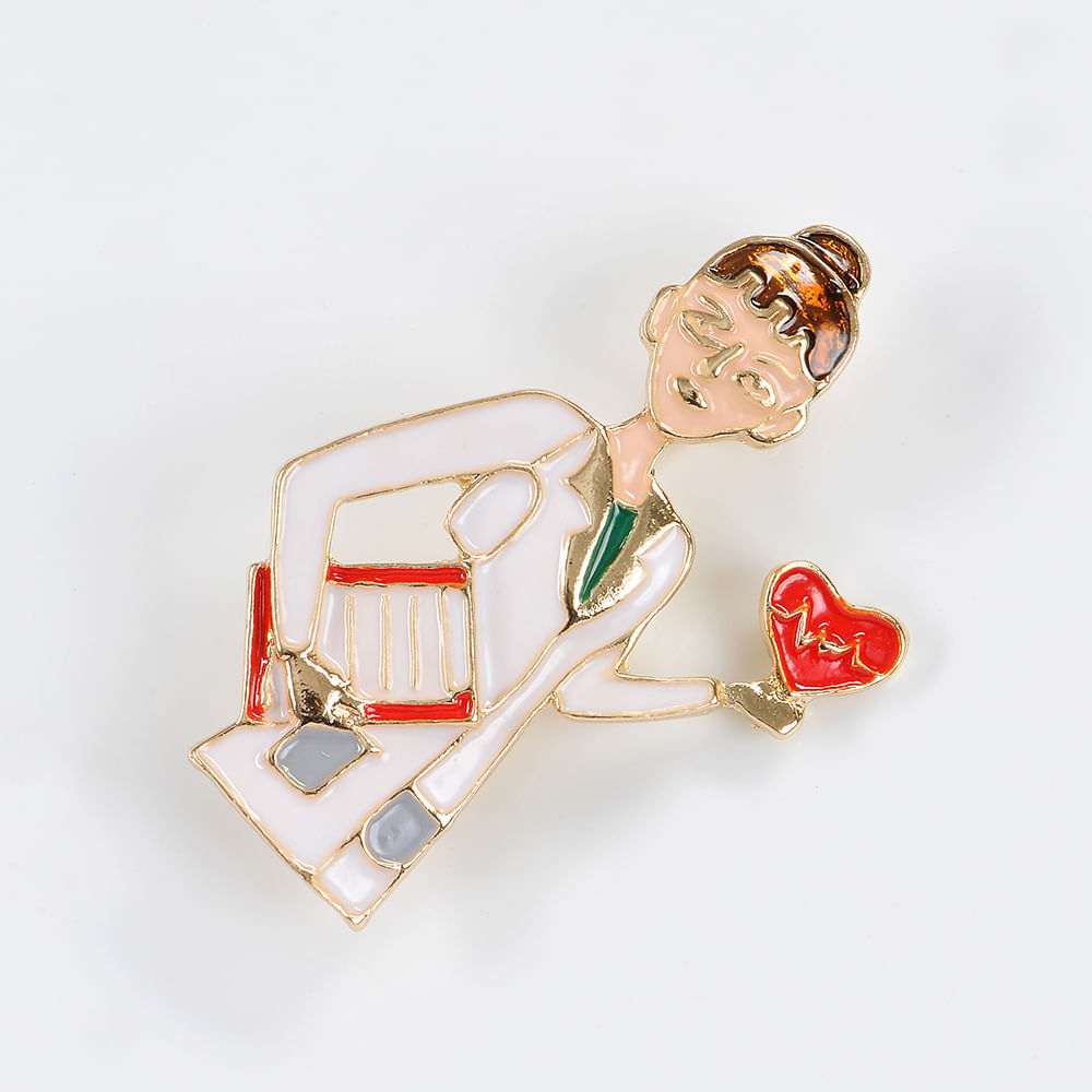 Brosa martisor doctorita - 1 | YEO