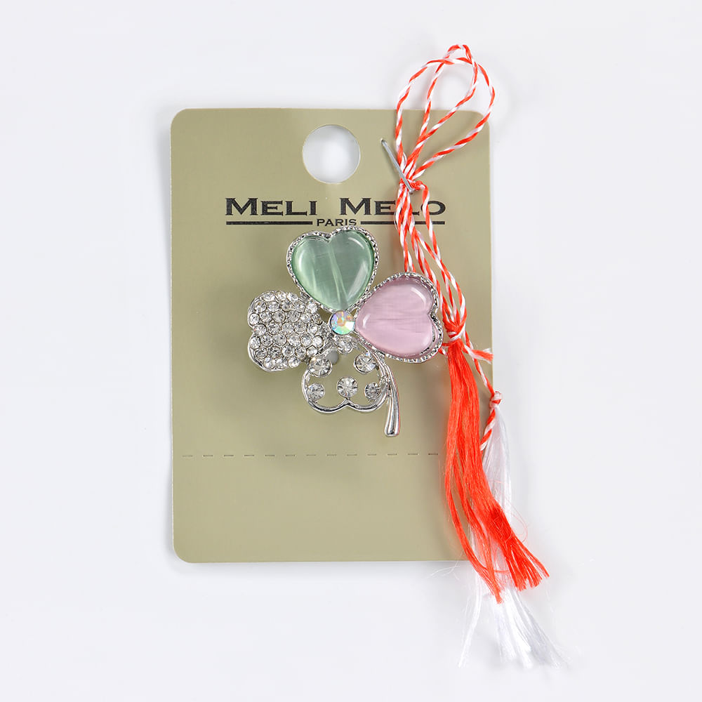 Brosa martisor trifoi multicolor - 3 | YEO