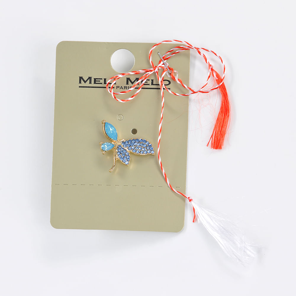 Brosa martisor fluture bleu - 3 | YEO