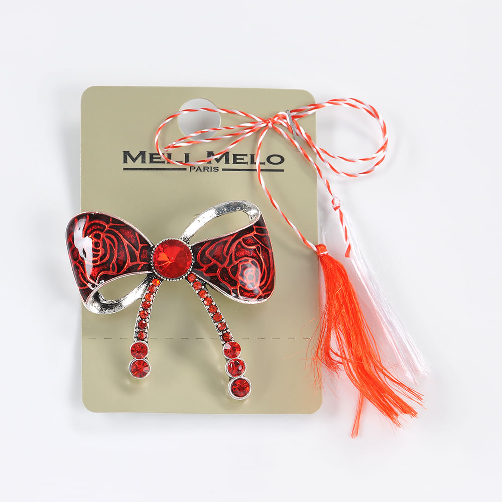 Brosa martisor funda rosie - 3 | YEO