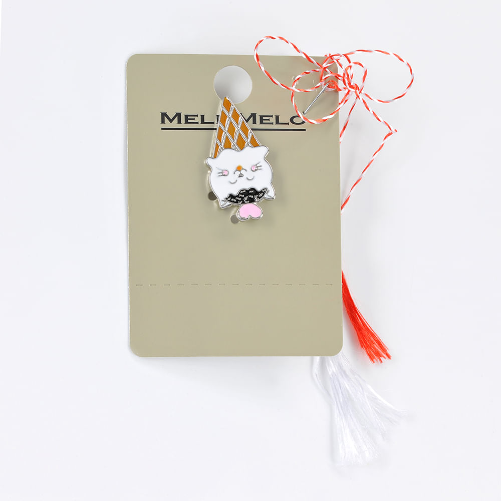 Brosa martisor cornet de inghetata - 4 | YEO