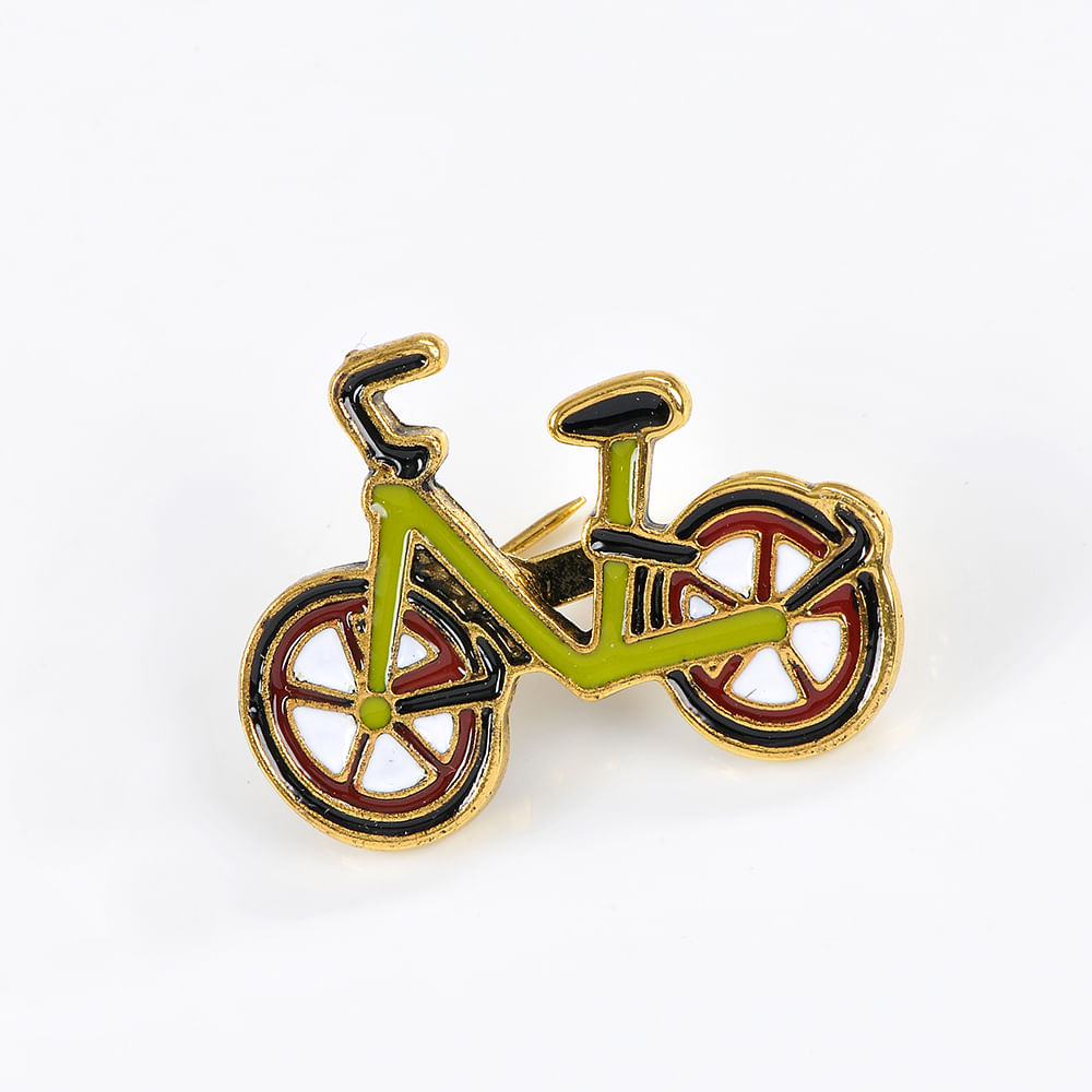 Brosa martisor bicicleta aurie - 1 | YEO