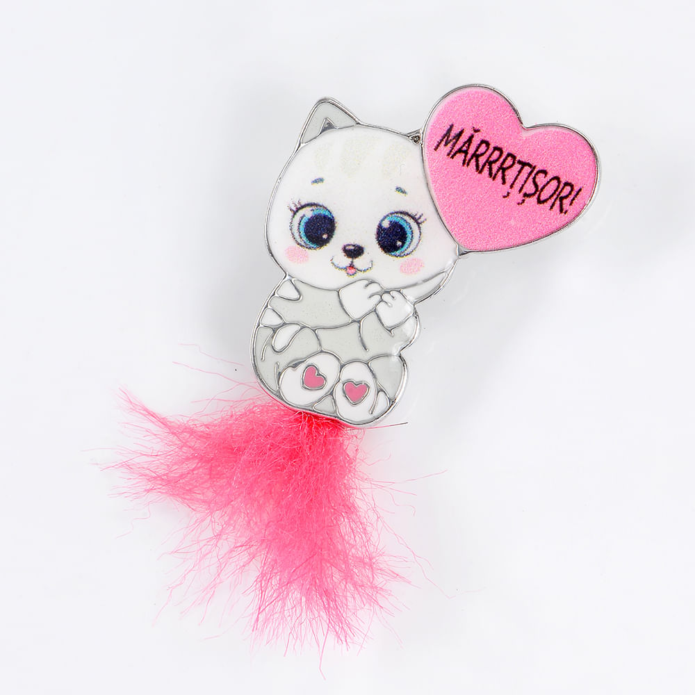 Brosa martisor cu pisicuta - 2 | YEO