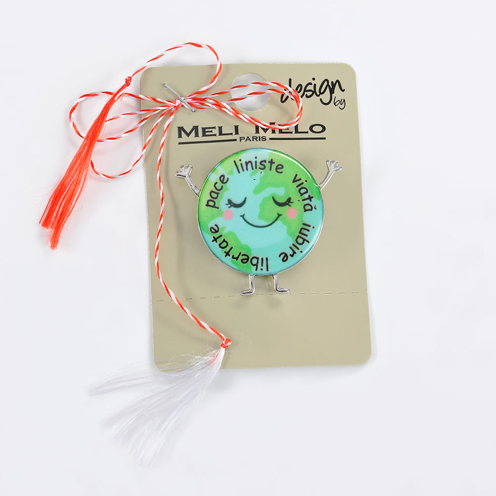 Brosa martisor planeta - 1 | YEO