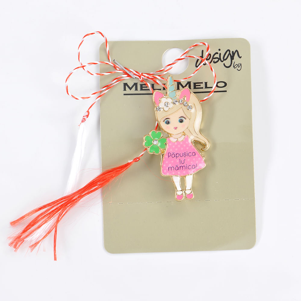 Brosa martisor papusica lu mamica - 1 | YEO