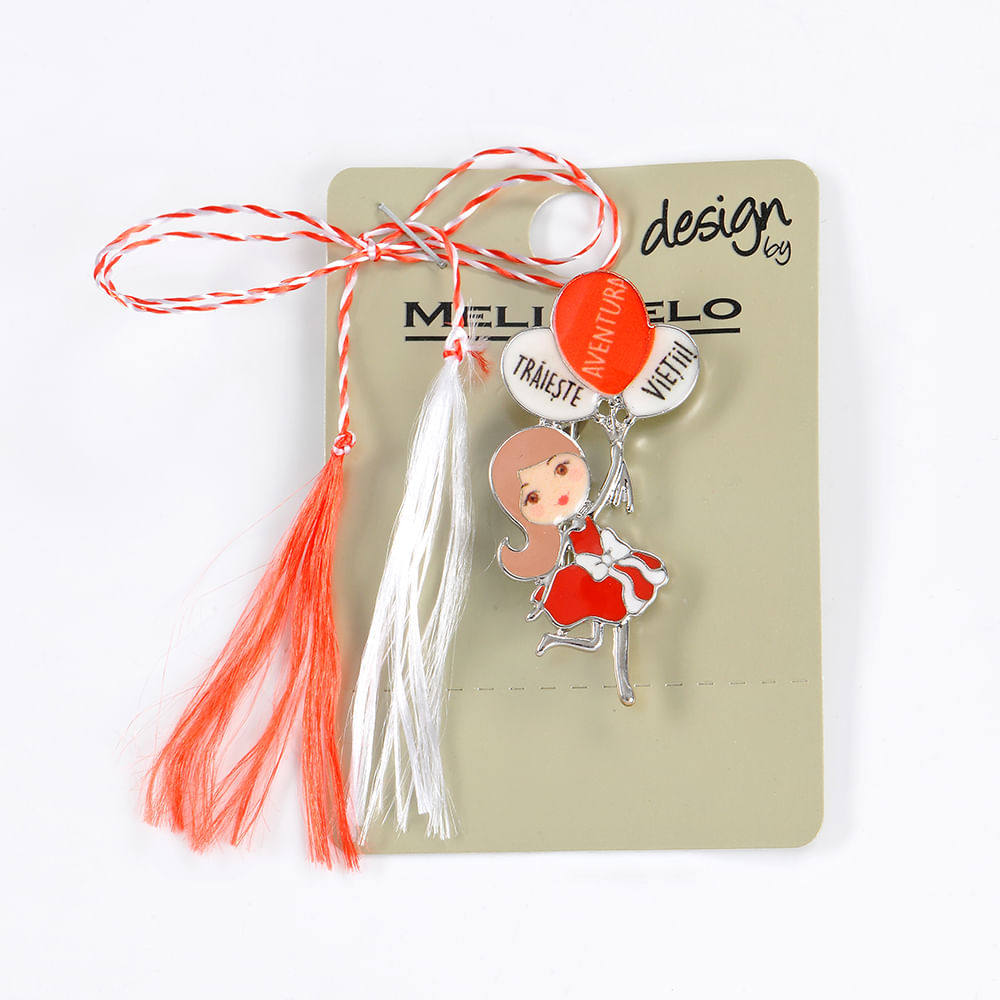 Brosa martisor Traieste aventura vietii - 1 | YEO