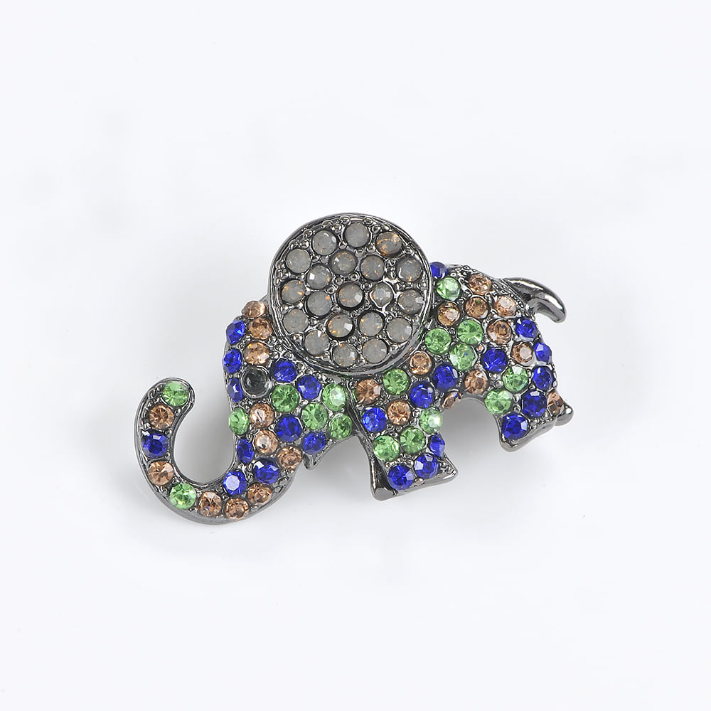 Brosa martisor elefant multicolor - 1 | YEO