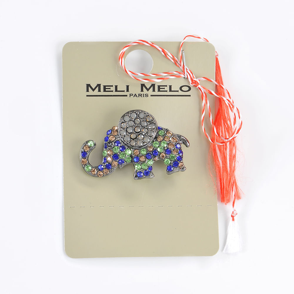 Brosa martisor elefant multicolor - 3 | YEO