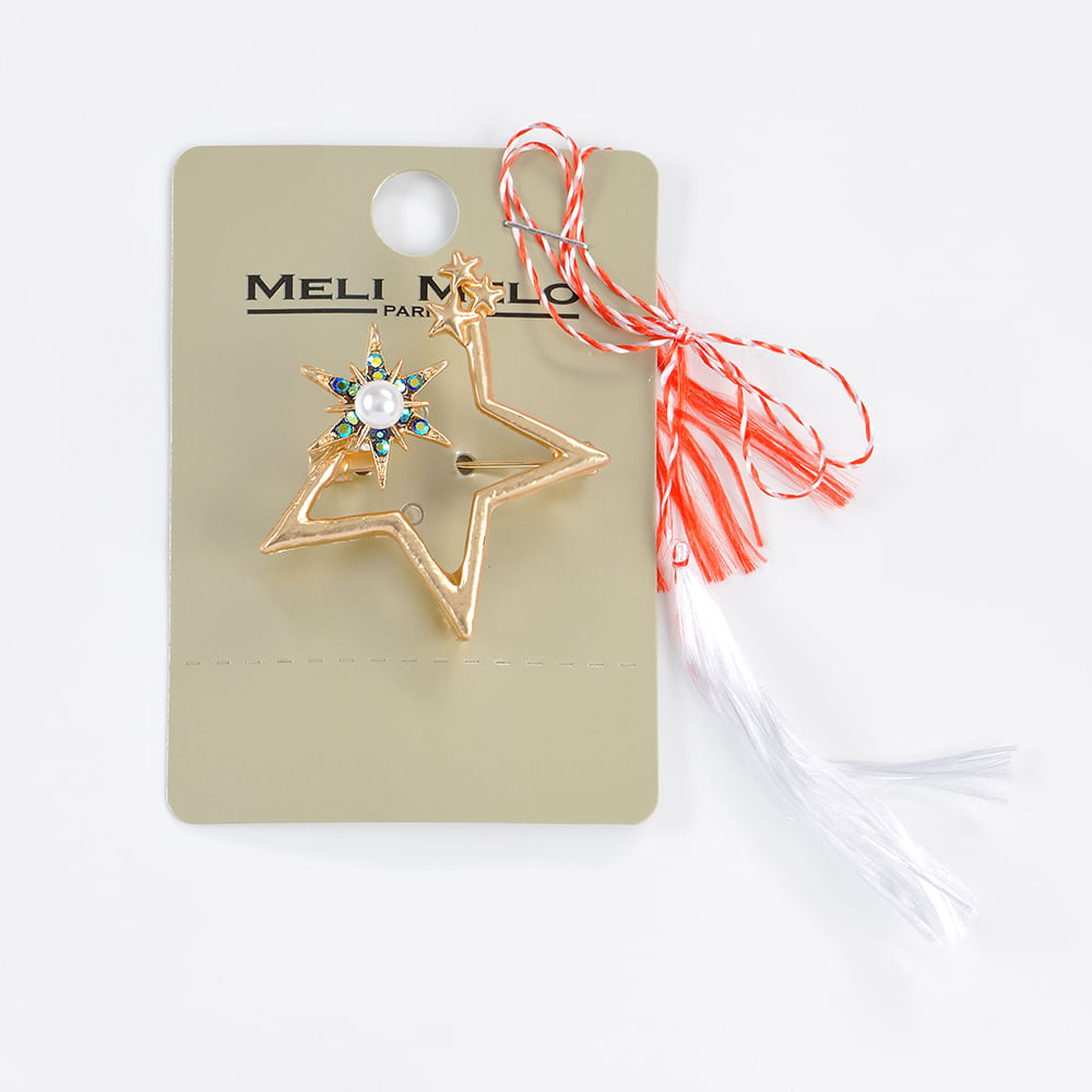 Brosa martisor stea aurie - 3 | YEO