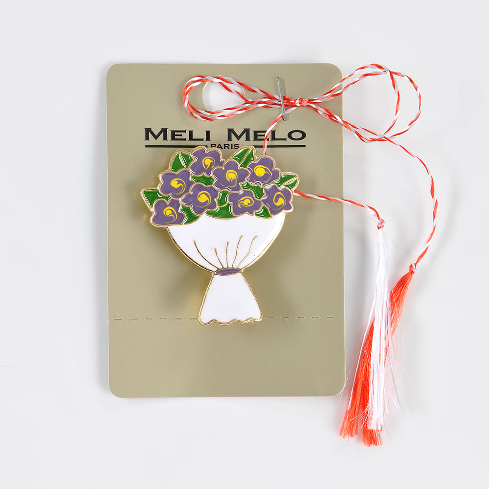 Brosa martisor buchet de flori - 3 | YEO