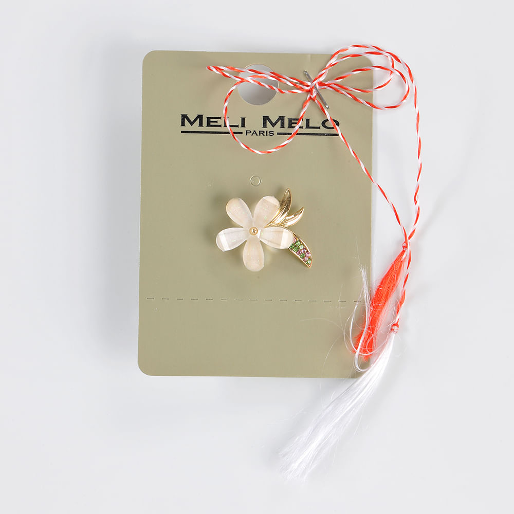 Brosa martisor floare aurie - 3 | YEO