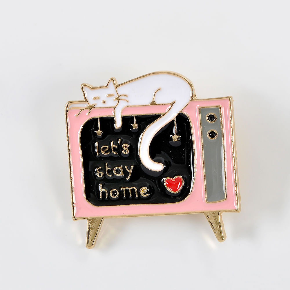 Brosa martisor let\'s stay home