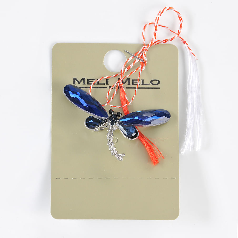 Brosa martisor libelula cu aripi albastre - 4 | YEO