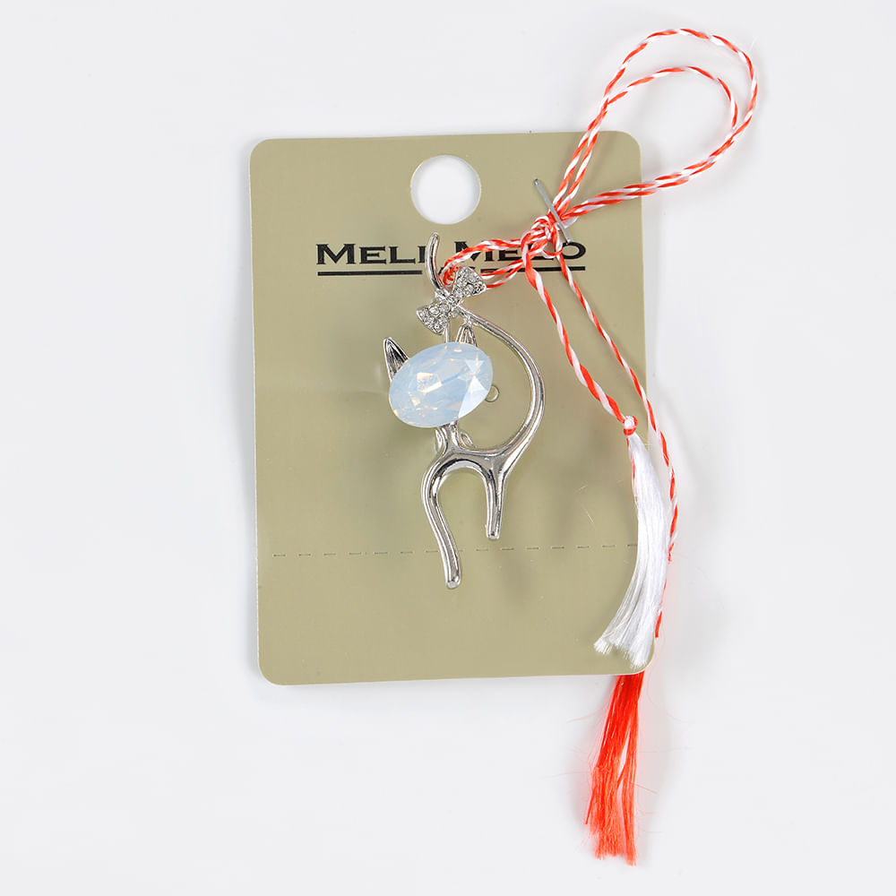 Brosa martisor pisica stilizata - 3 | YEO