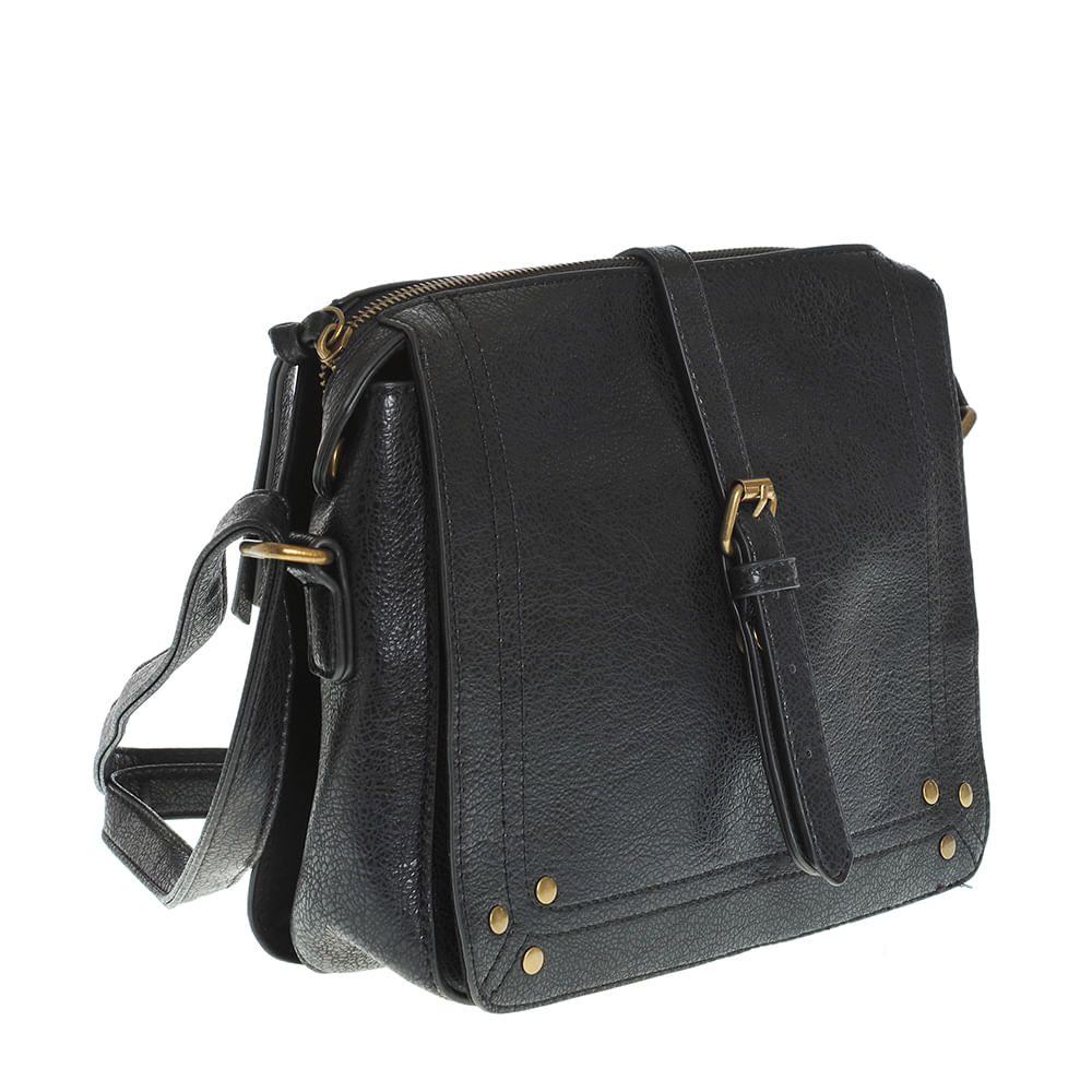 Geanta neagra tip satchel