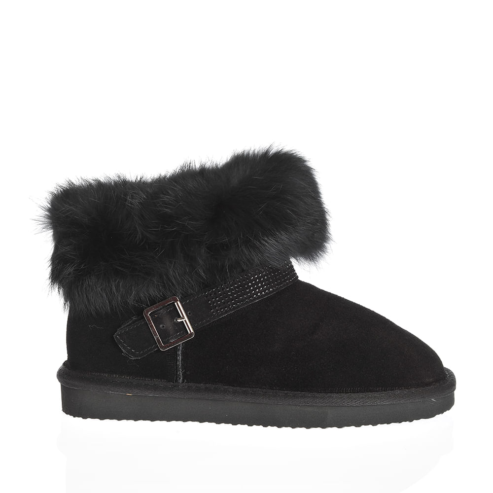 Cizme tip UGG negre - 4 | YEO