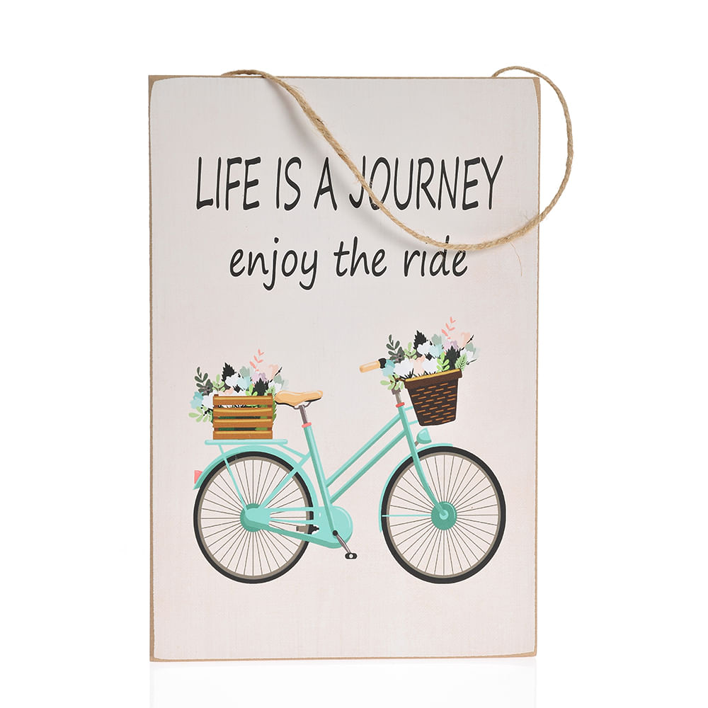 Tablou Life is a journey 20 cm