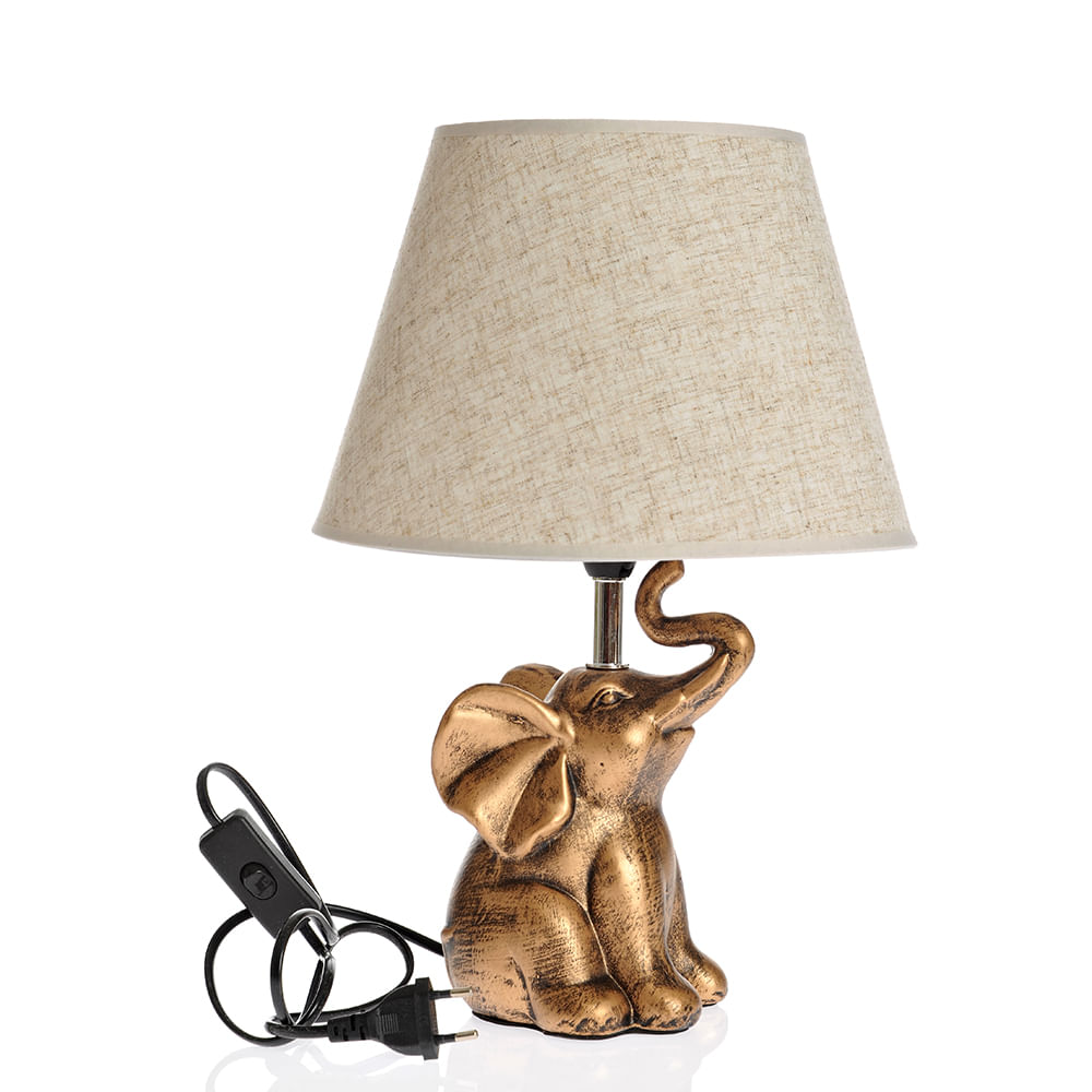 Lampa ceramica cu efefant 37 cm