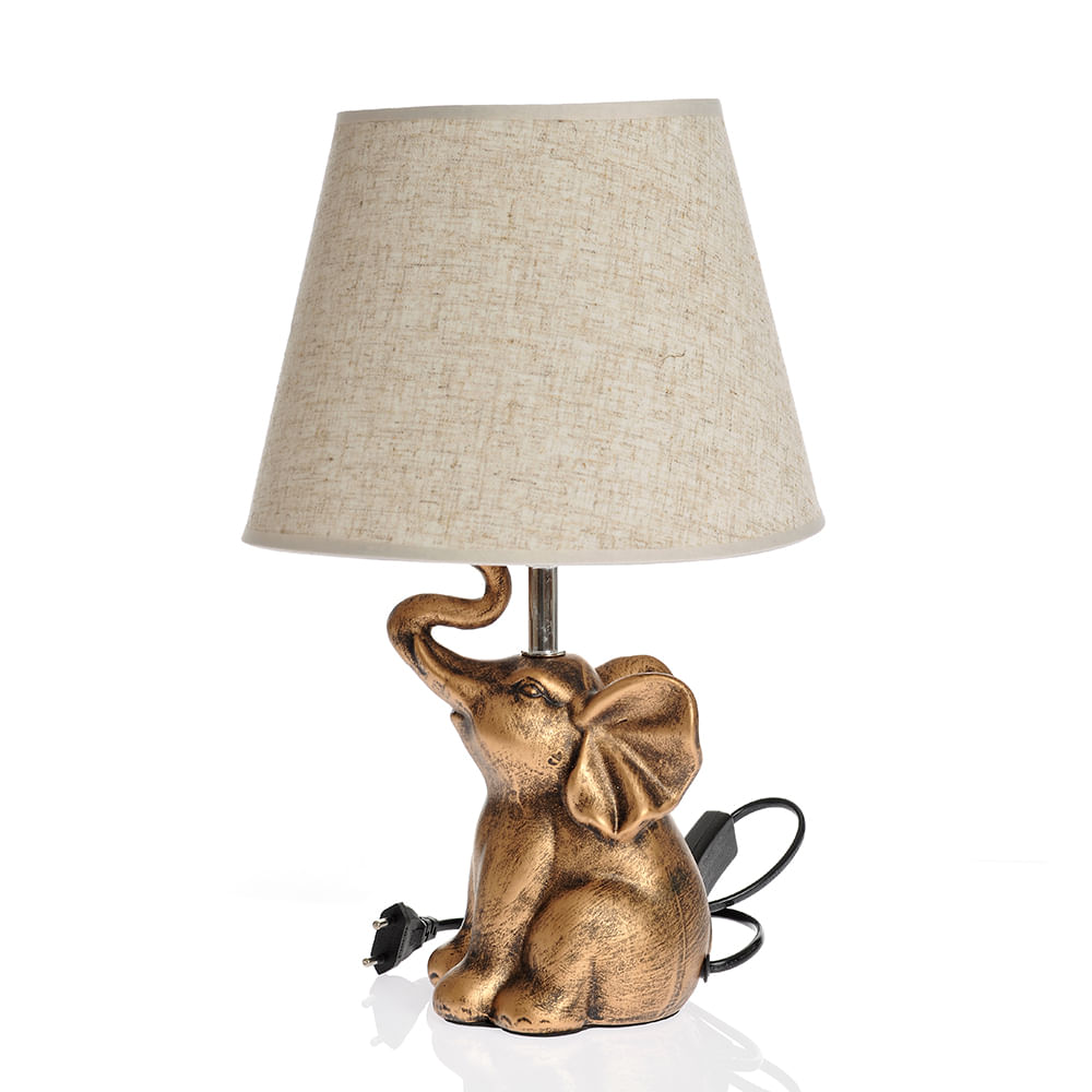 Lampa ceramica cu efefant 37 cm - 2 | YEO