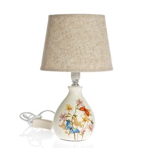 Lampa ceramica cu model floral 31 cm