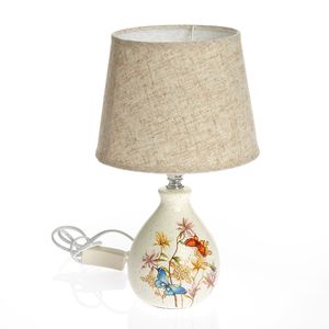 Lampa ceramica cu model floral 31 cm
