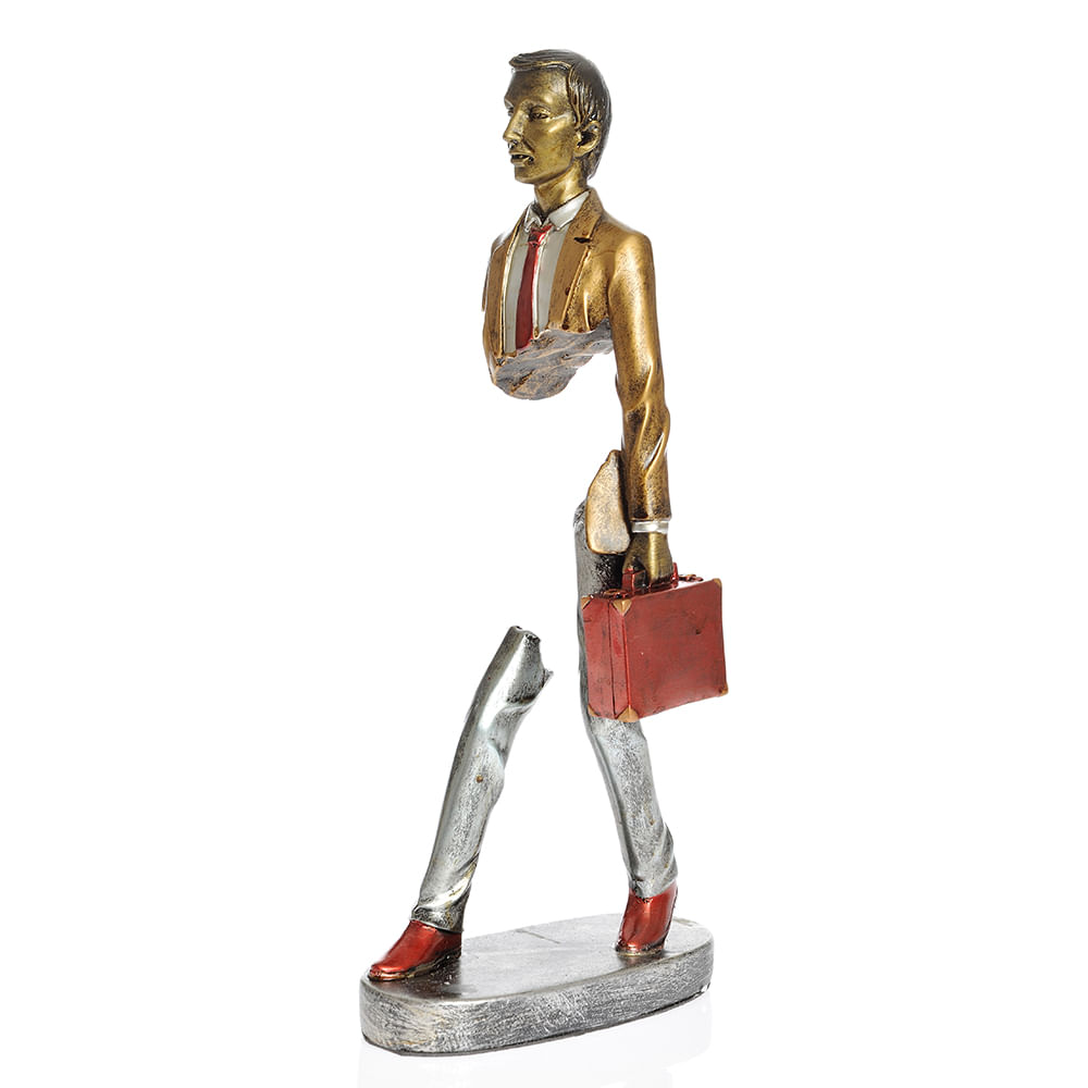 Statueta din polirasina om cu servieta 38 cm - 1 | YEO