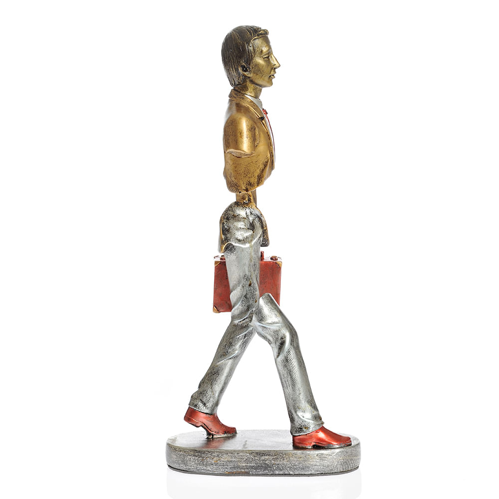 Statueta din polirasina om cu servieta 38 cm - 3 | YEO