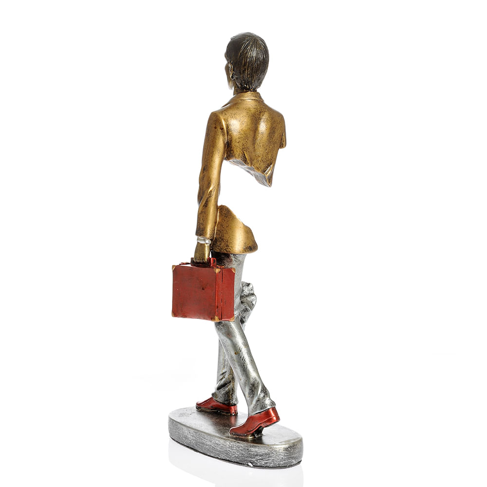 Statueta din polirasina om cu servieta 38 cm - 4 | YEO