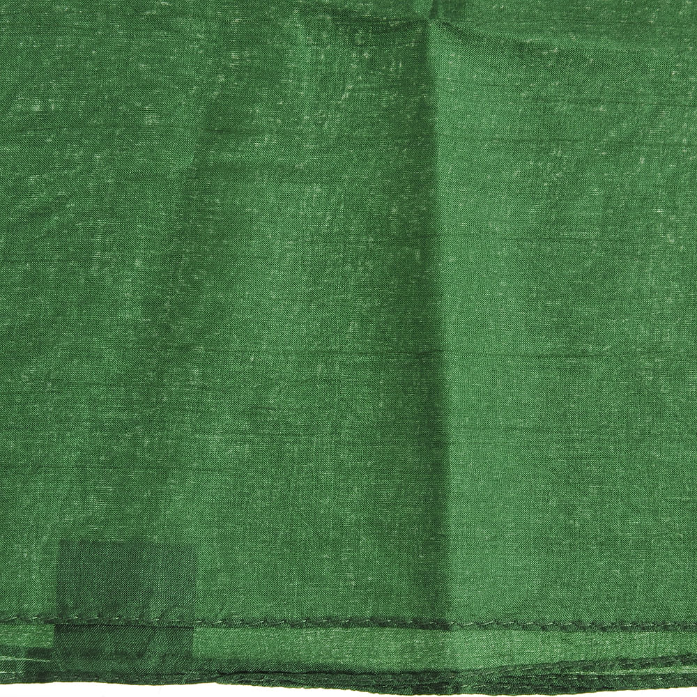 Esarfa verde din matase 50x50 cm - 3 | YEO