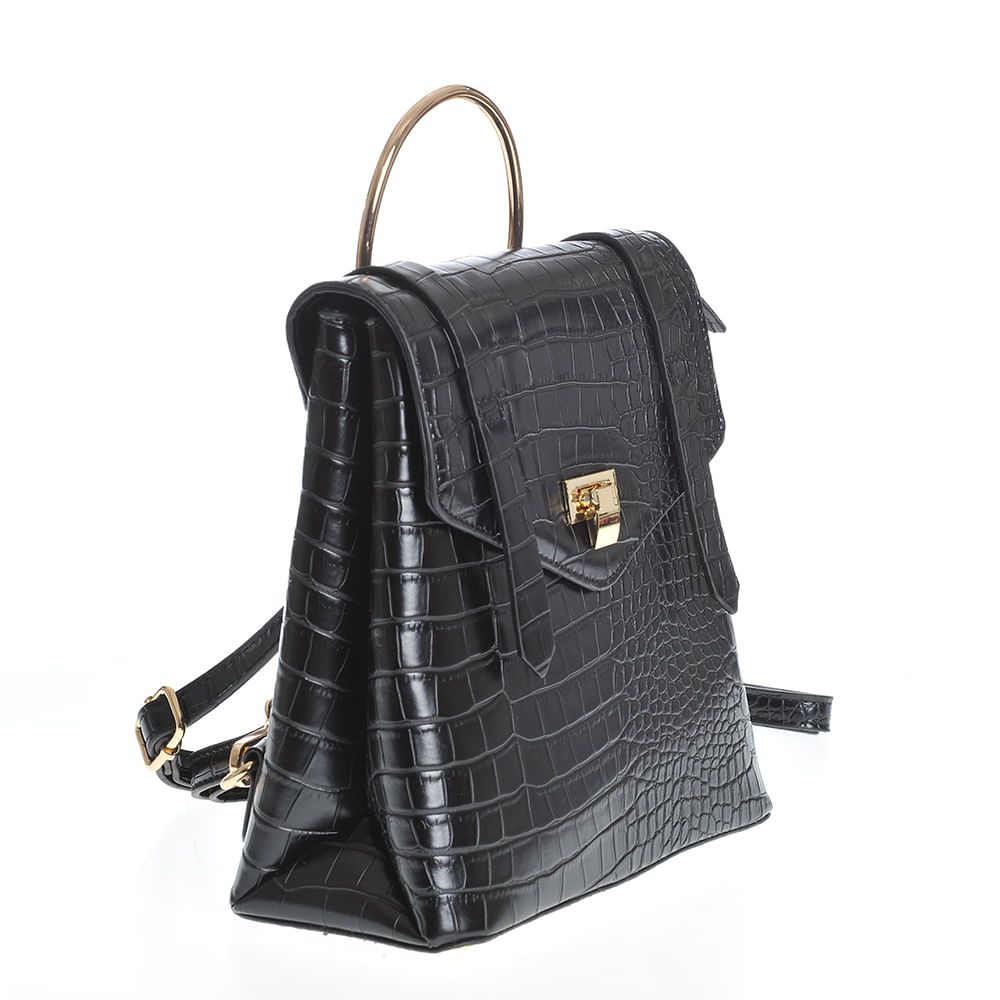 Rucsac negru elegant si compartimentat - 1 | YEO