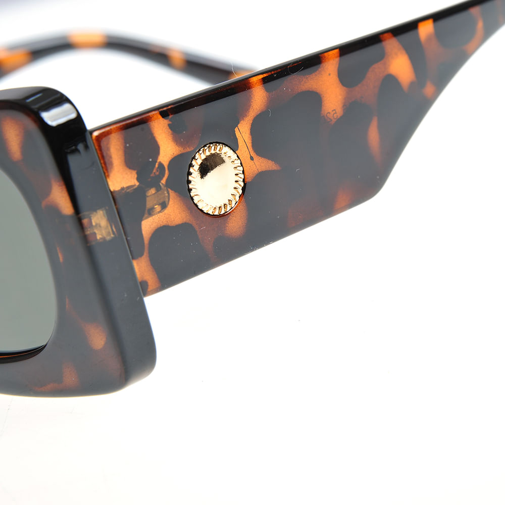 Ochelari de soare cu rama animal print - 2 | YEO