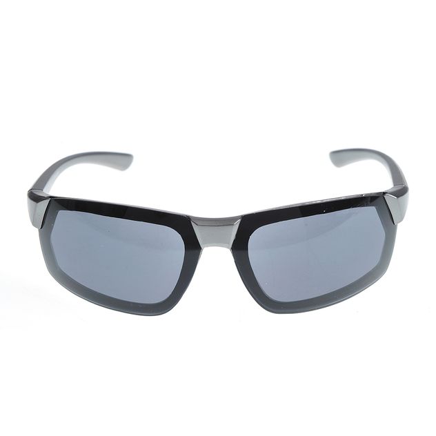 Ochelari de soare gri cu lentile negre
